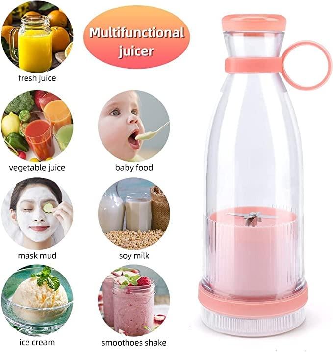 MIXEN Fresh Juice Portable Blender, 350ML Smoothie Blender Bottle